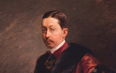 Portretul lui Antoniu II Mocioni. Ulei/pânză, 112,5 x 74 cm. Autor: semnat dreapta jos, cu roșu, „Gergely Imre”, 1912. Naționalizare.